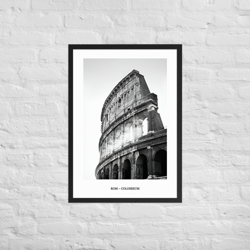 Rom Colosseum - Plakat med indramning