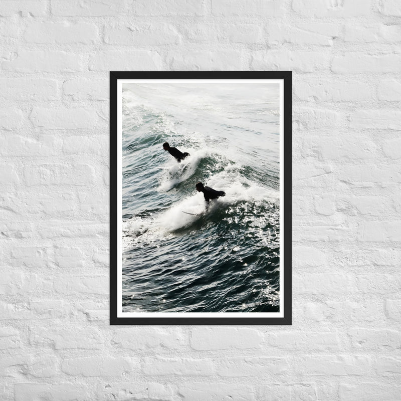 Surf - Plakat med indramning