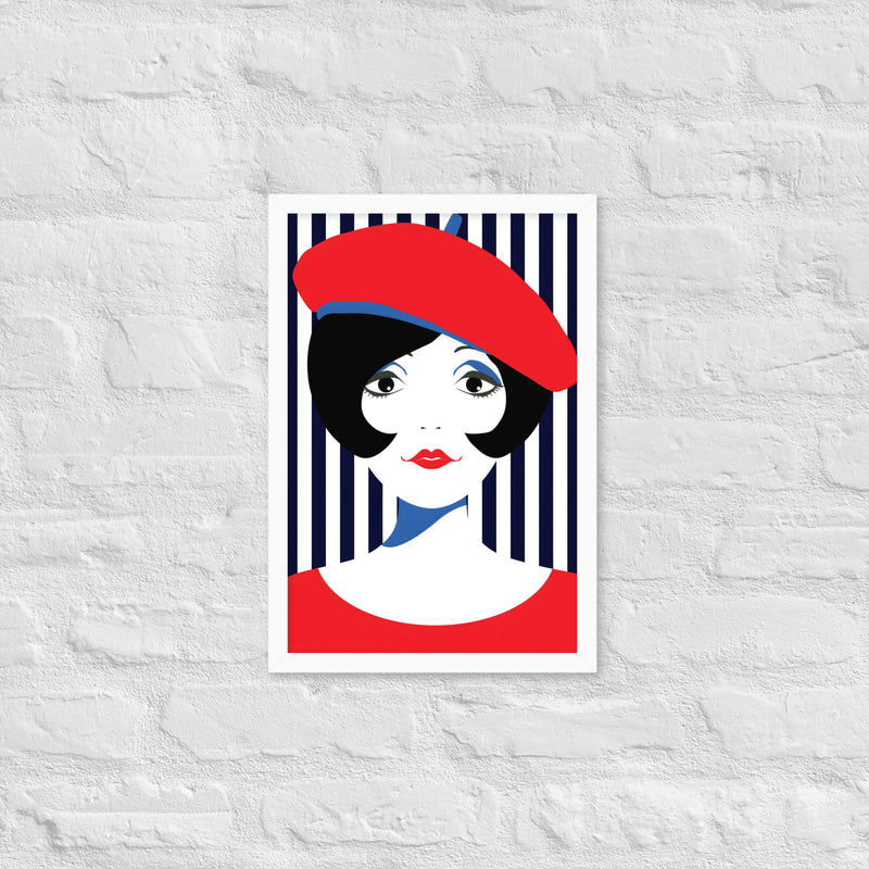 1960 Fransk kvinde - Plakat