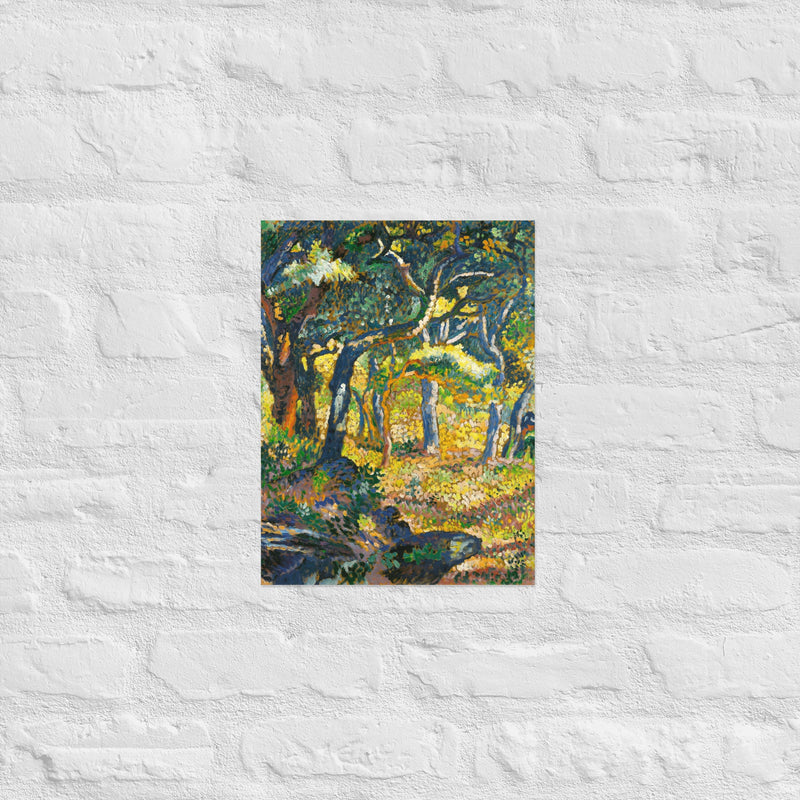 Henri Edmond Cross's Clearing in Provence - Plakat